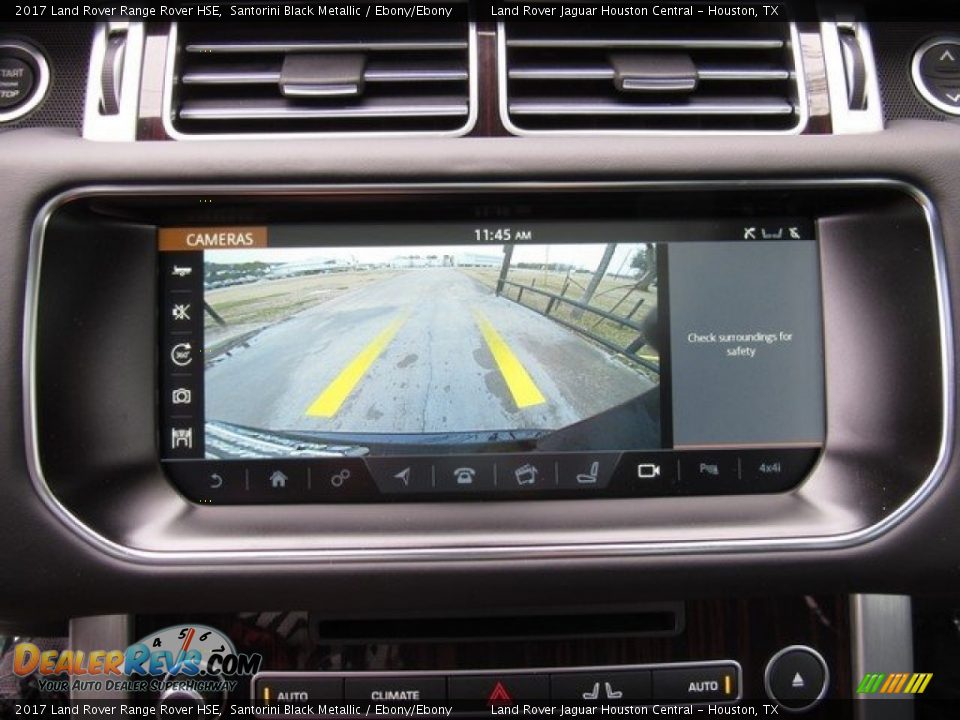 2017 Land Rover Range Rover HSE Santorini Black Metallic / Ebony/Ebony Photo #20