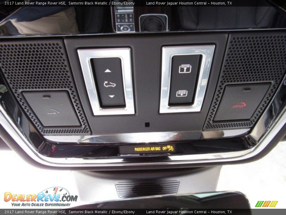 2017 Land Rover Range Rover HSE Santorini Black Metallic / Ebony/Ebony Photo #23
