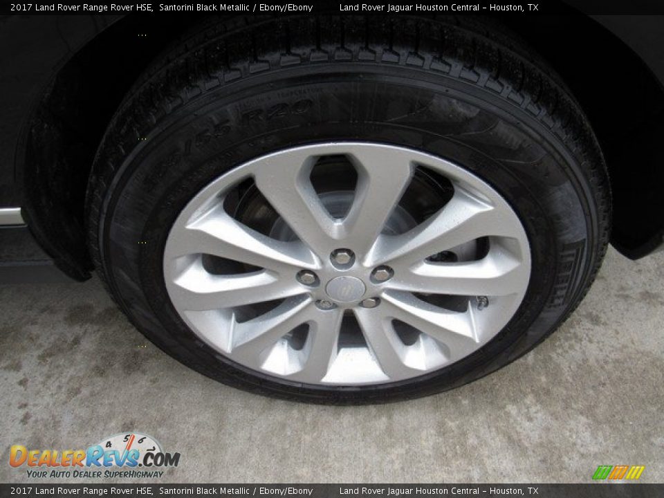 2017 Land Rover Range Rover HSE Santorini Black Metallic / Ebony/Ebony Photo #24