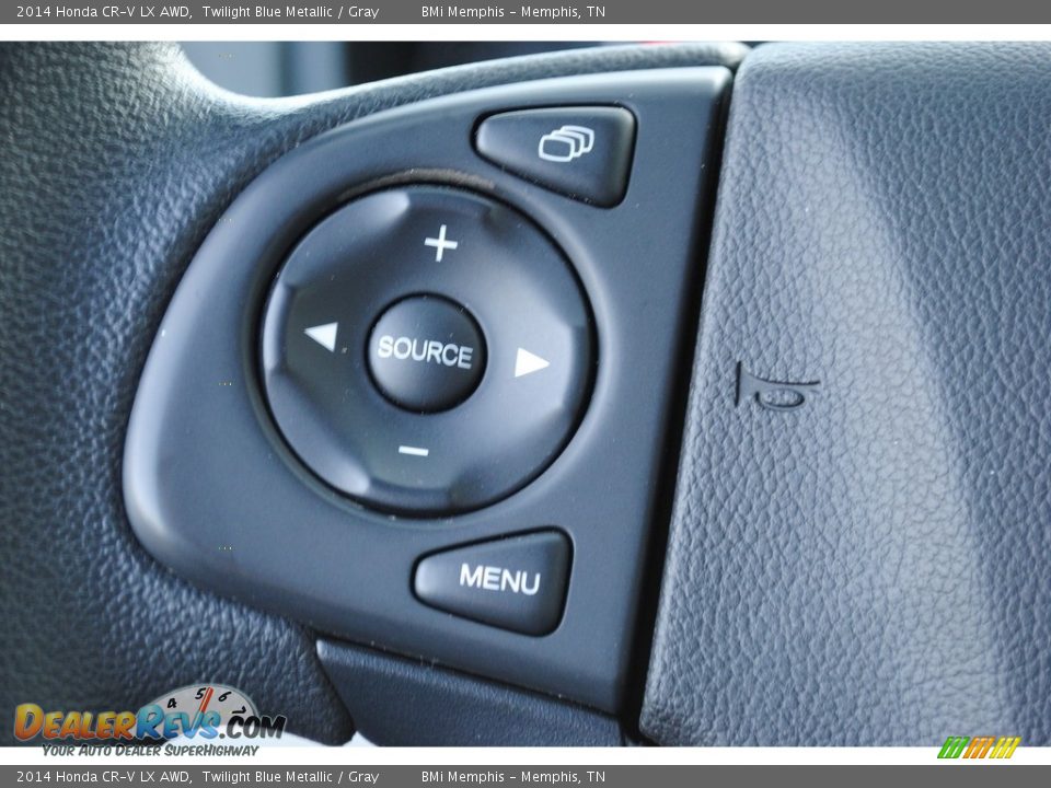 2014 Honda CR-V LX AWD Twilight Blue Metallic / Gray Photo #14