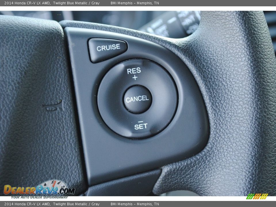 2014 Honda CR-V LX AWD Twilight Blue Metallic / Gray Photo #16