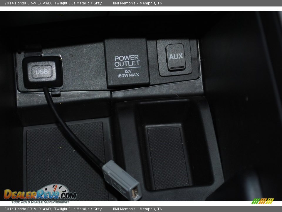 2014 Honda CR-V LX AWD Twilight Blue Metallic / Gray Photo #20