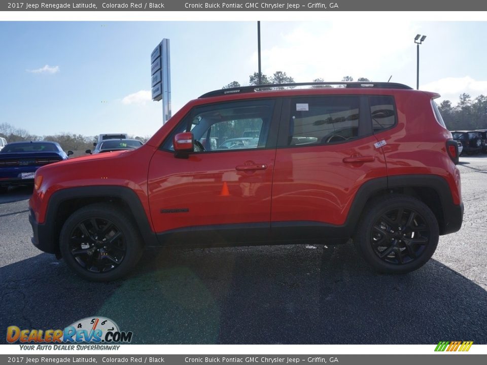 2017 Jeep Renegade Latitude Colorado Red / Black Photo #7
