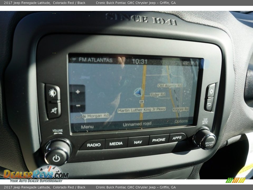 2017 Jeep Renegade Latitude Colorado Red / Black Photo #13