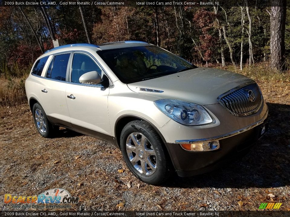 2009 Buick Enclave CXL AWD Gold Mist Metallic / Cocoa/Cashmere Photo #3