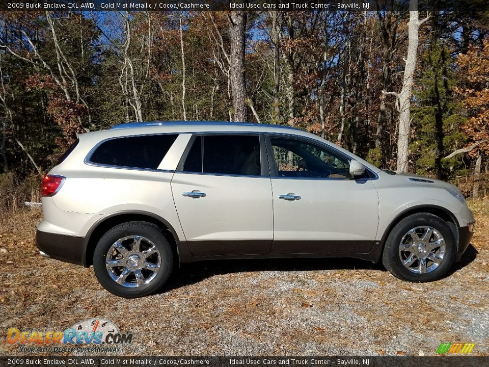 2009 Buick Enclave CXL AWD Gold Mist Metallic / Cocoa/Cashmere Photo #4