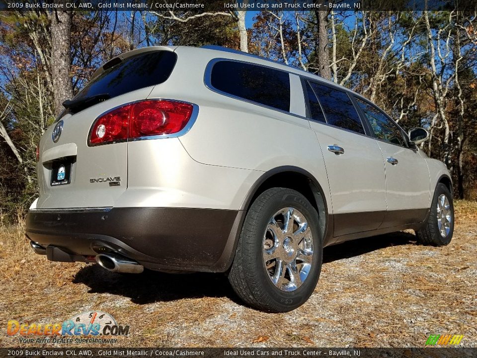 2009 Buick Enclave CXL AWD Gold Mist Metallic / Cocoa/Cashmere Photo #7