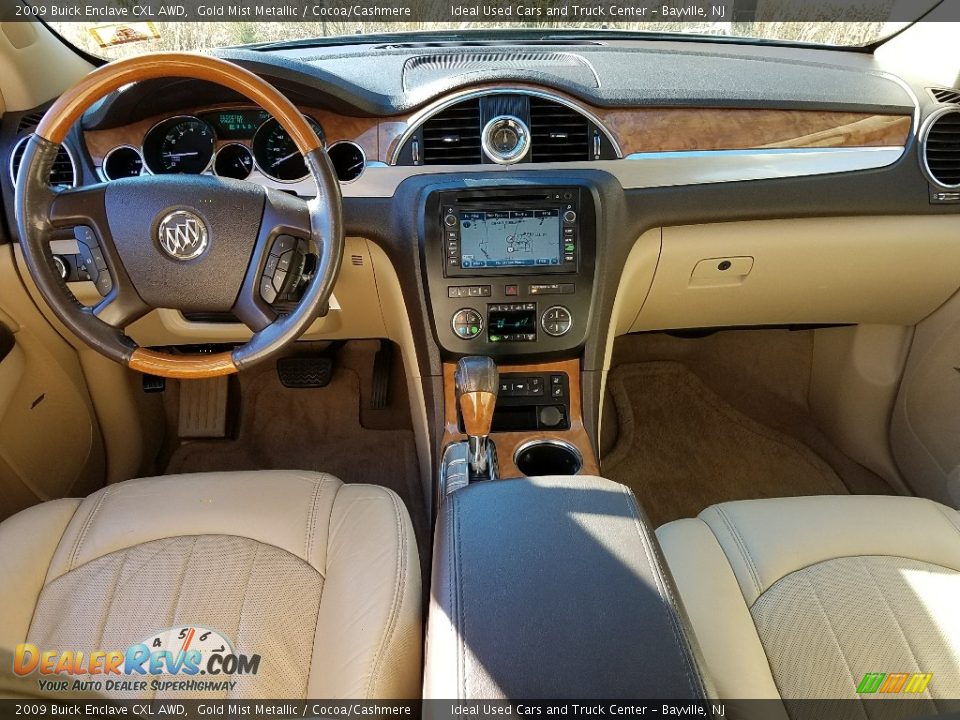 2009 Buick Enclave CXL AWD Gold Mist Metallic / Cocoa/Cashmere Photo #24