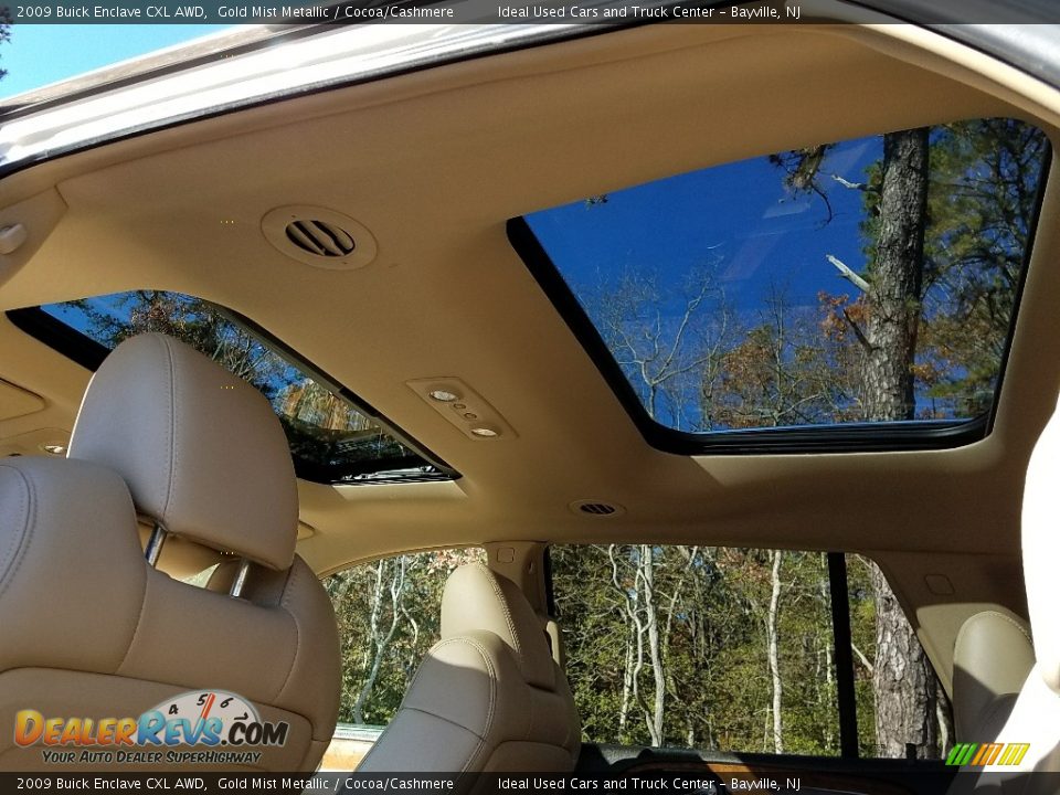 2009 Buick Enclave CXL AWD Gold Mist Metallic / Cocoa/Cashmere Photo #26