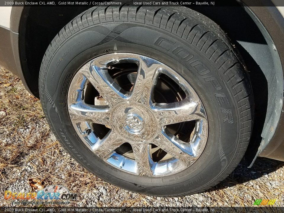 2009 Buick Enclave CXL AWD Gold Mist Metallic / Cocoa/Cashmere Photo #34