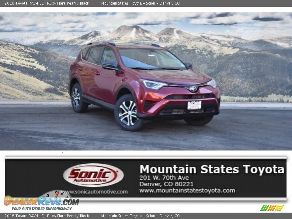 2018 Toyota RAV4 LE Ruby Flare Pearl / Black Photo #1