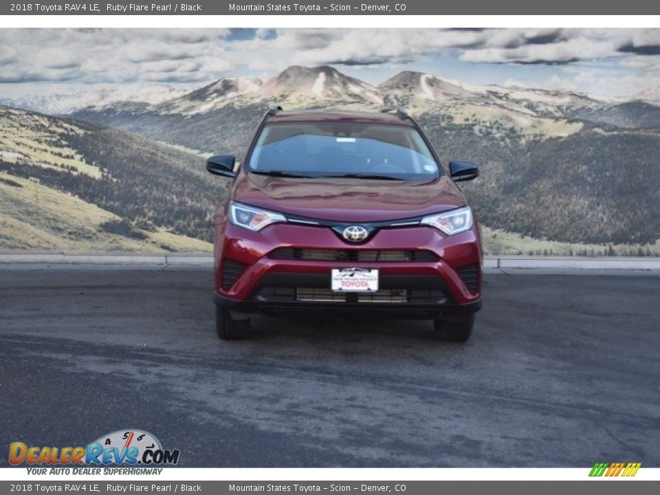 2018 Toyota RAV4 LE Ruby Flare Pearl / Black Photo #2