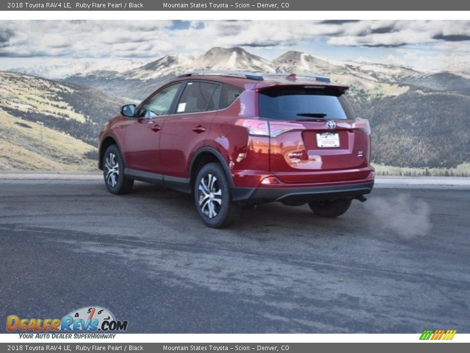 2018 Toyota RAV4 LE Ruby Flare Pearl / Black Photo #3