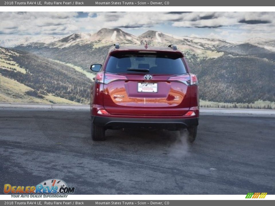 2018 Toyota RAV4 LE Ruby Flare Pearl / Black Photo #4