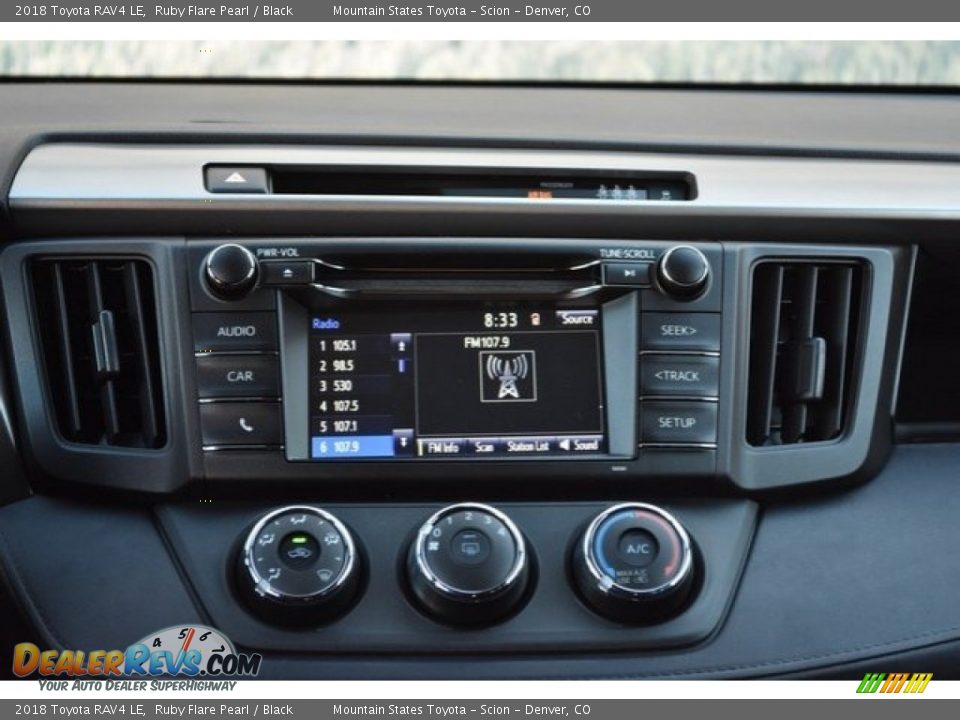 2018 Toyota RAV4 LE Ruby Flare Pearl / Black Photo #9