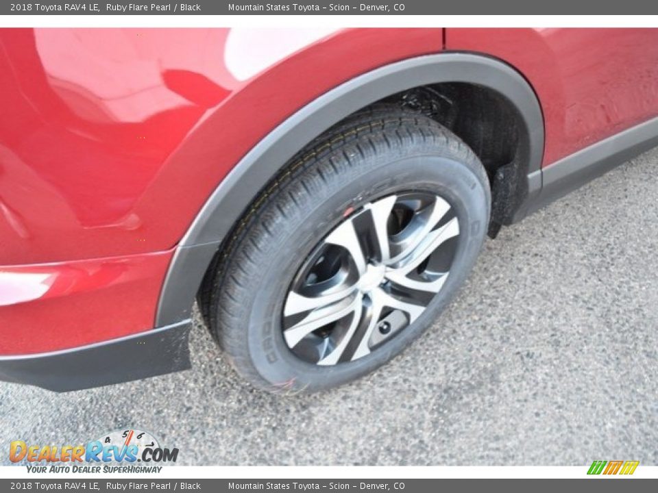 2018 Toyota RAV4 LE Ruby Flare Pearl / Black Photo #34