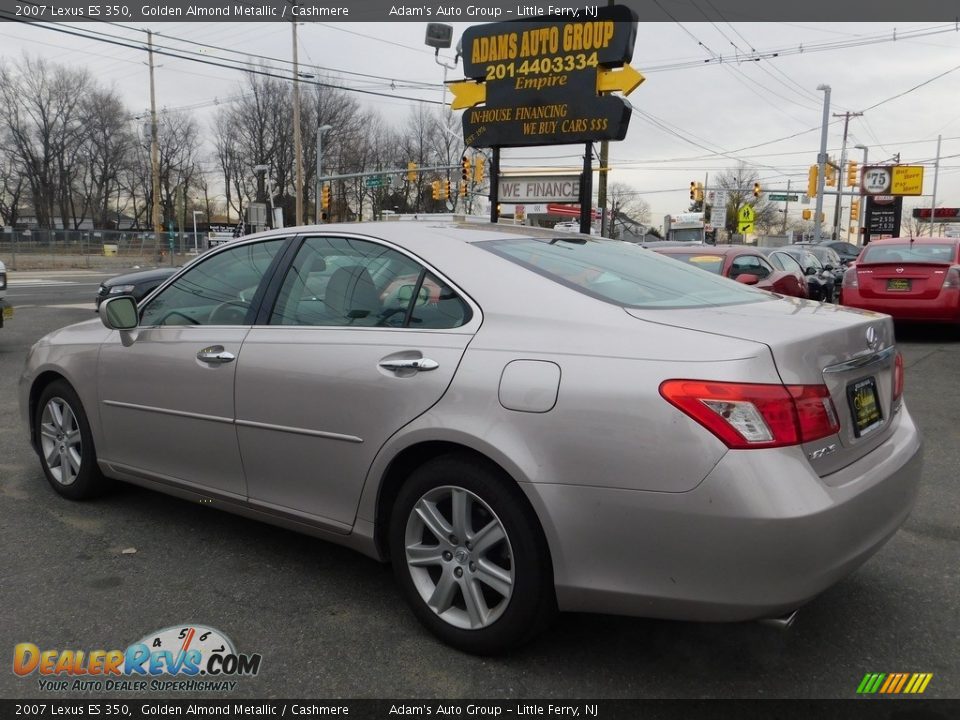 2007 Lexus ES 350 Golden Almond Metallic / Cashmere Photo #3