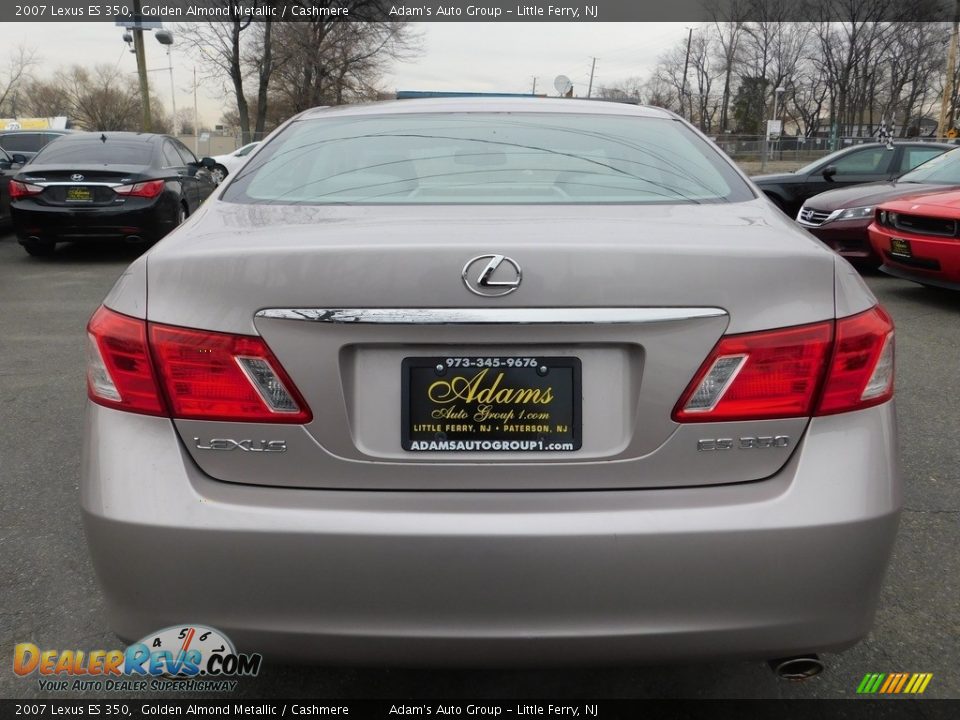 2007 Lexus ES 350 Golden Almond Metallic / Cashmere Photo #4