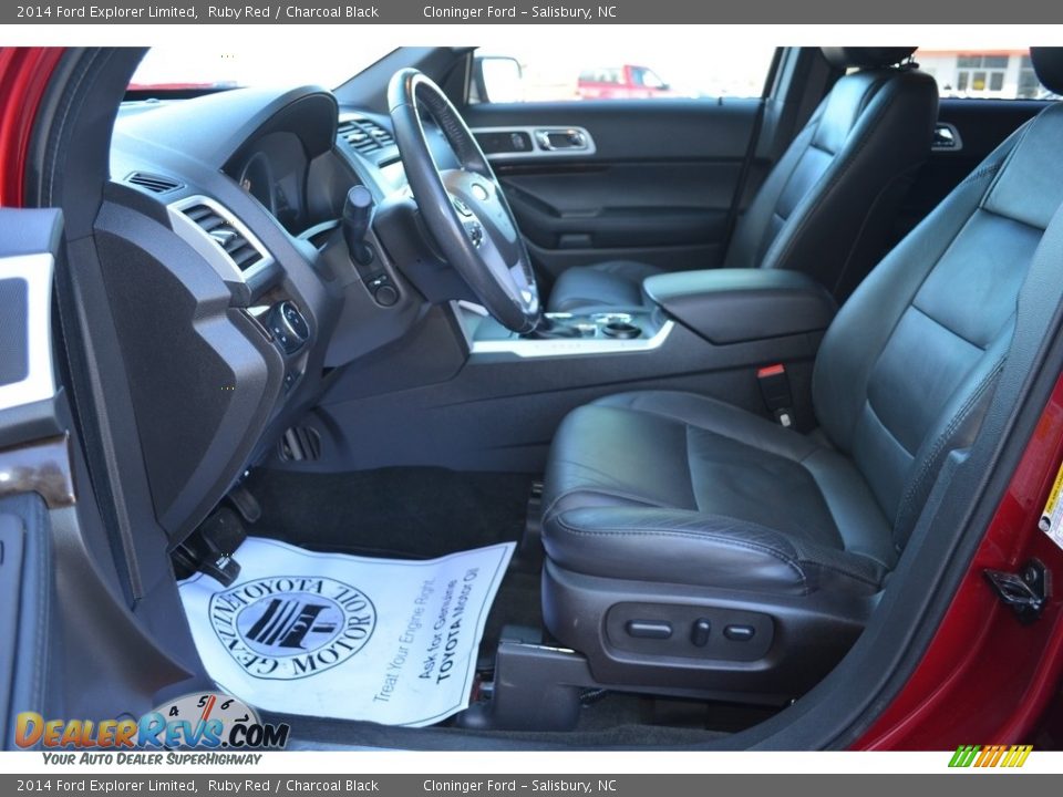 2014 Ford Explorer Limited Ruby Red / Charcoal Black Photo #9