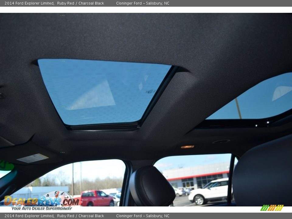 2014 Ford Explorer Limited Ruby Red / Charcoal Black Photo #10