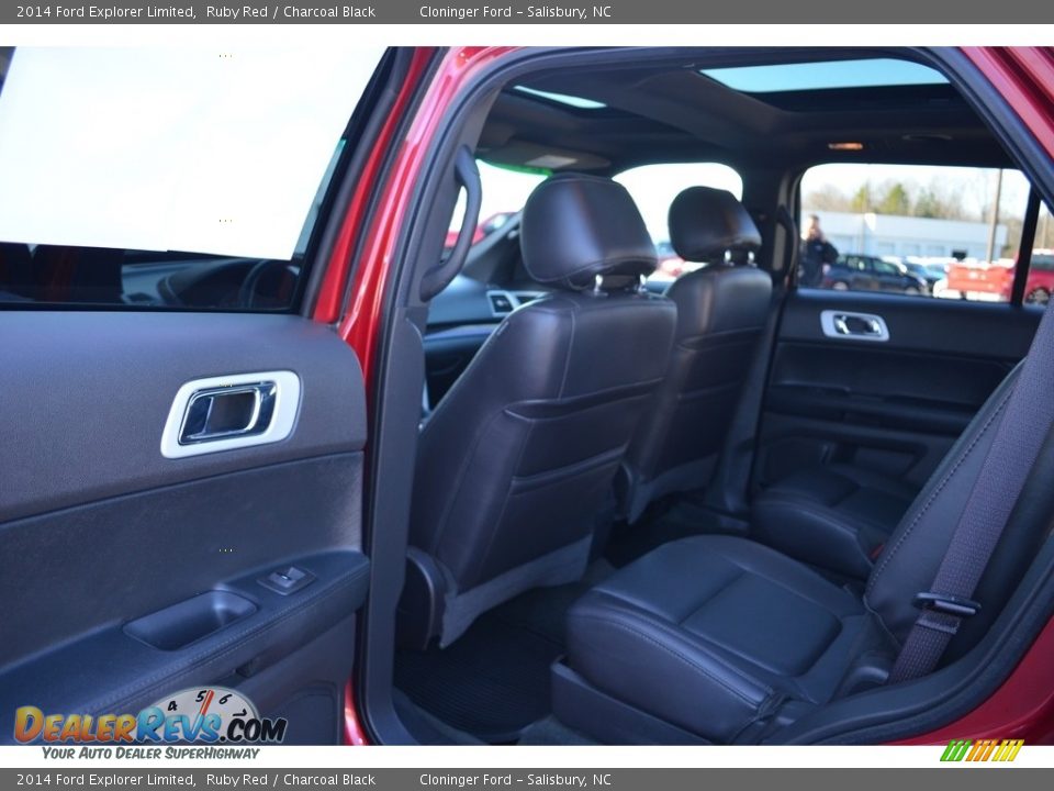 2014 Ford Explorer Limited Ruby Red / Charcoal Black Photo #12