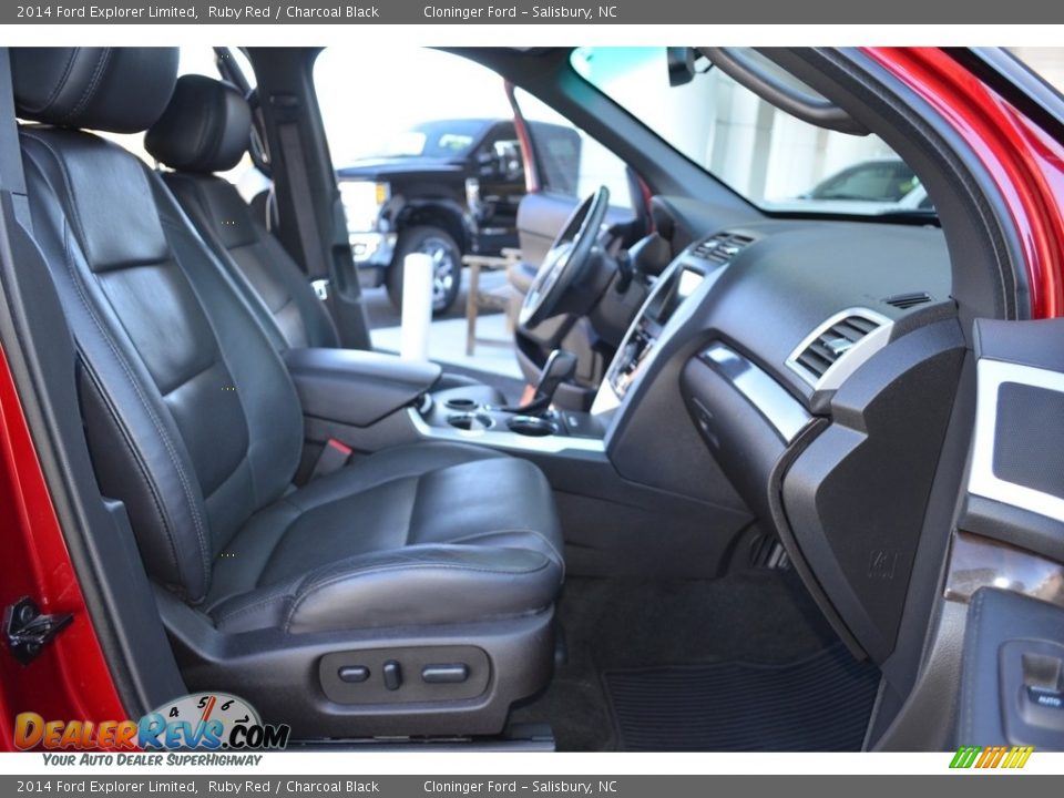 2014 Ford Explorer Limited Ruby Red / Charcoal Black Photo #18