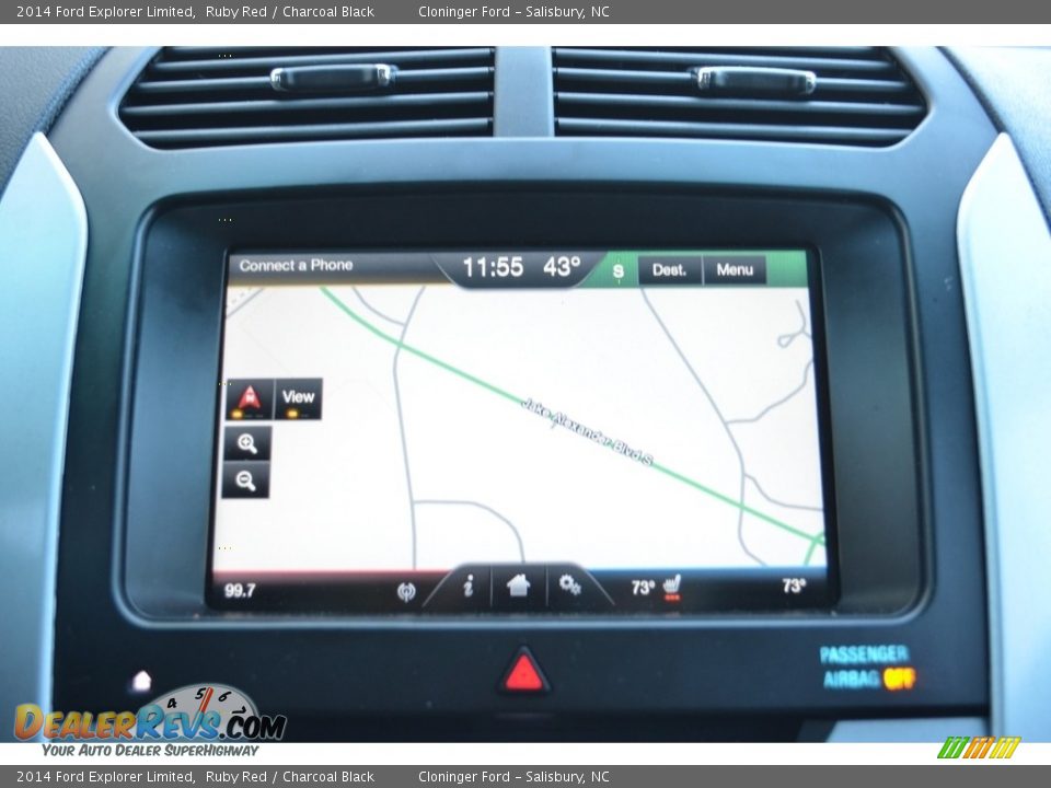 2014 Ford Explorer Limited Ruby Red / Charcoal Black Photo #20