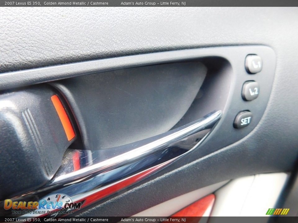 2007 Lexus ES 350 Golden Almond Metallic / Cashmere Photo #29
