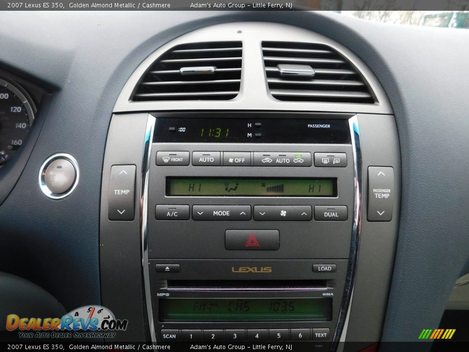 2007 Lexus ES 350 Golden Almond Metallic / Cashmere Photo #31