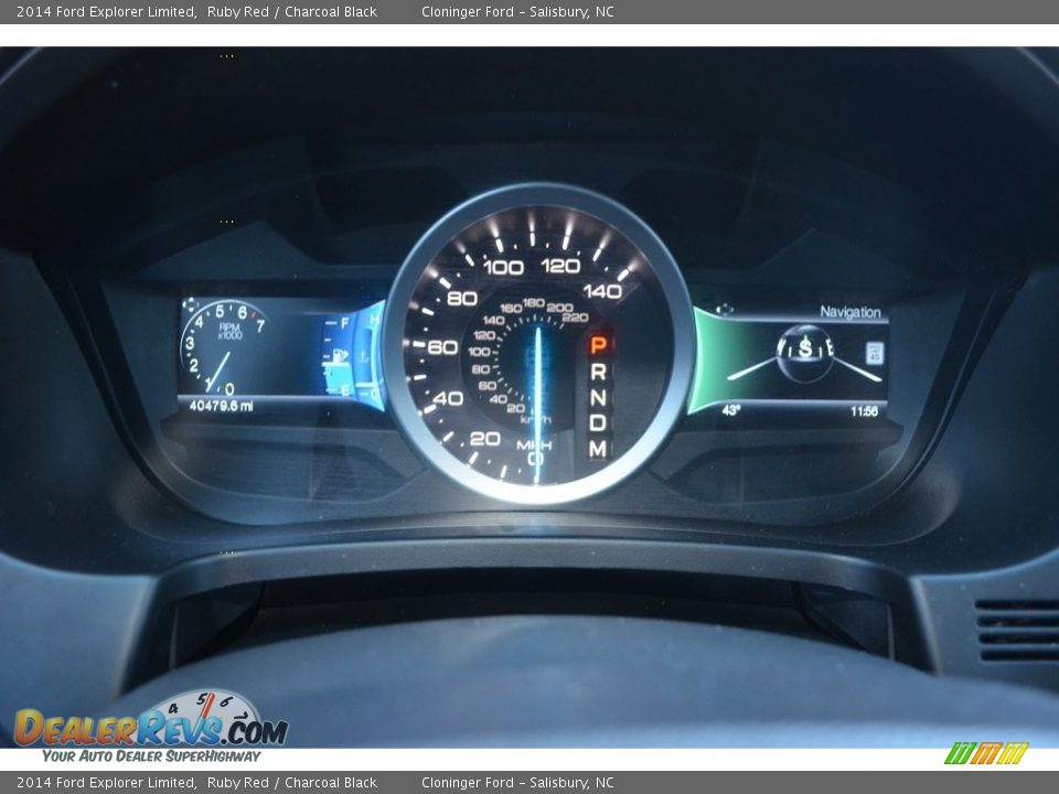 2014 Ford Explorer Limited Ruby Red / Charcoal Black Photo #27