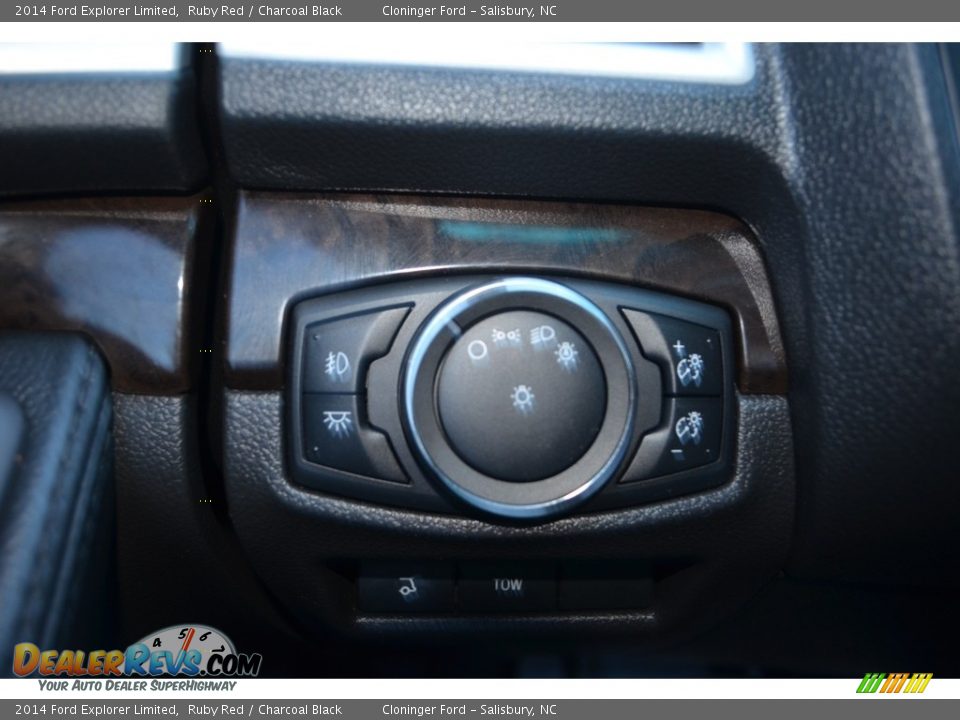 2014 Ford Explorer Limited Ruby Red / Charcoal Black Photo #28