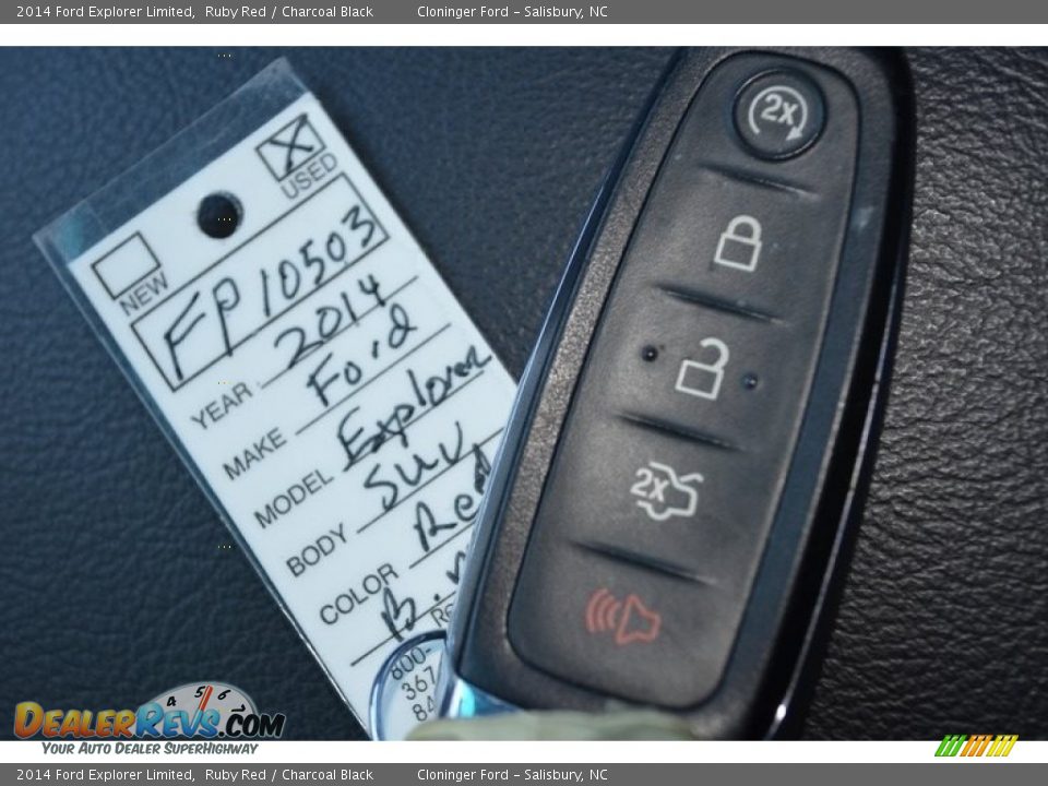 2014 Ford Explorer Limited Ruby Red / Charcoal Black Photo #31
