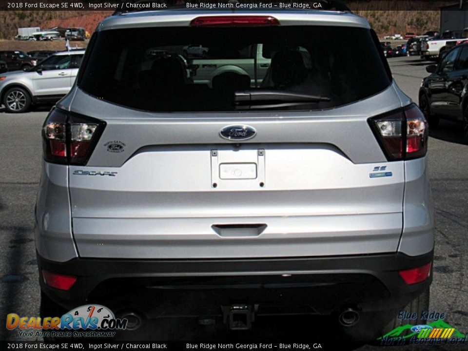 2018 Ford Escape SE 4WD Ingot Silver / Charcoal Black Photo #4