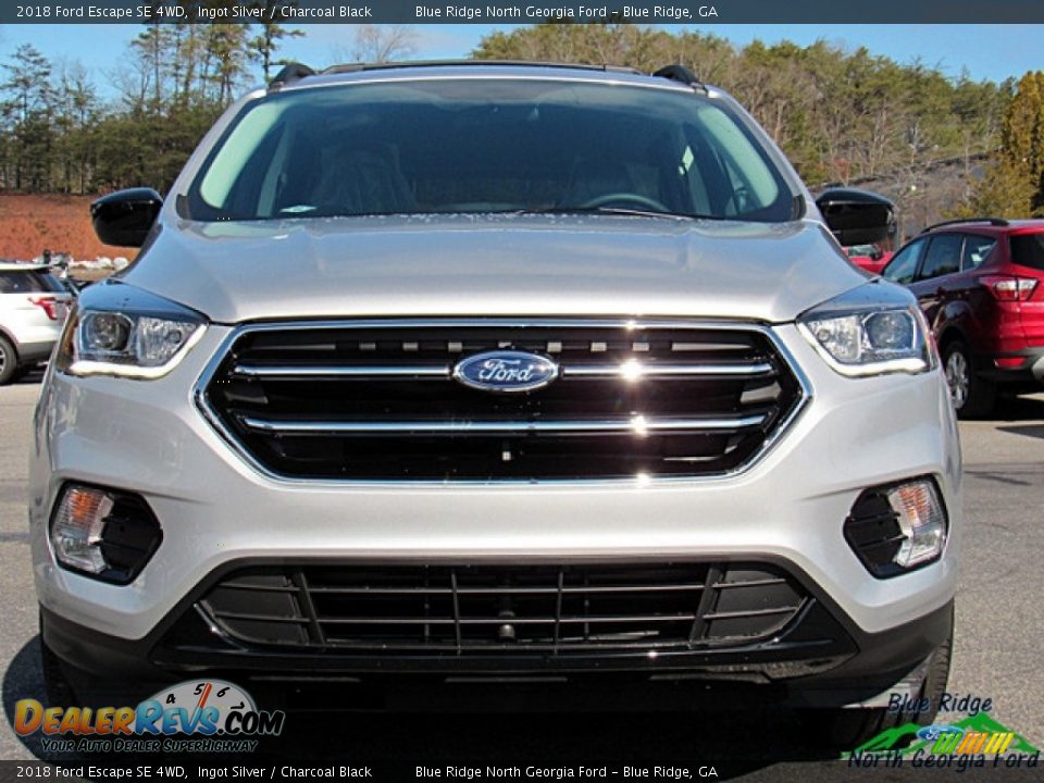 2018 Ford Escape SE 4WD Ingot Silver / Charcoal Black Photo #8