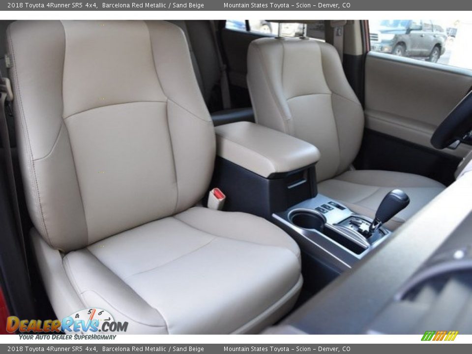 2018 Toyota 4Runner SR5 4x4 Barcelona Red Metallic / Sand Beige Photo #13