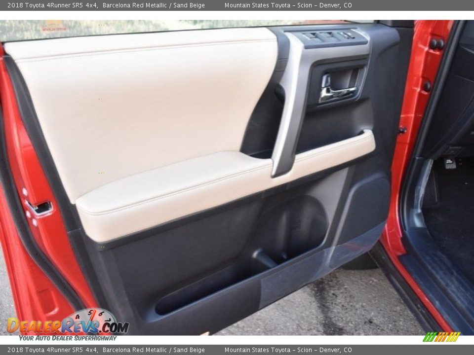 2018 Toyota 4Runner SR5 4x4 Barcelona Red Metallic / Sand Beige Photo #20