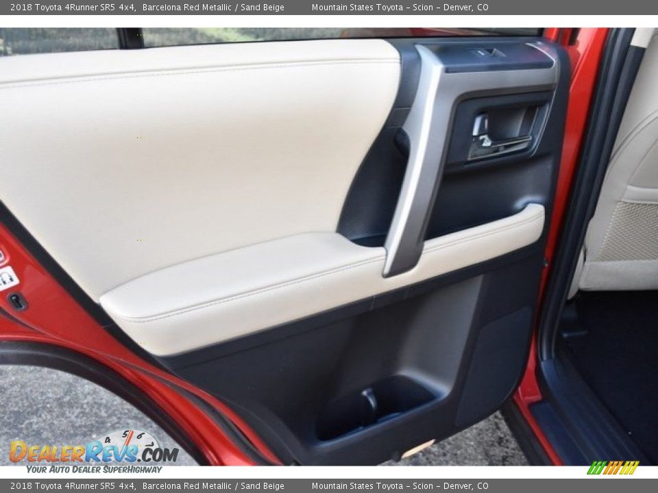 2018 Toyota 4Runner SR5 4x4 Barcelona Red Metallic / Sand Beige Photo #21