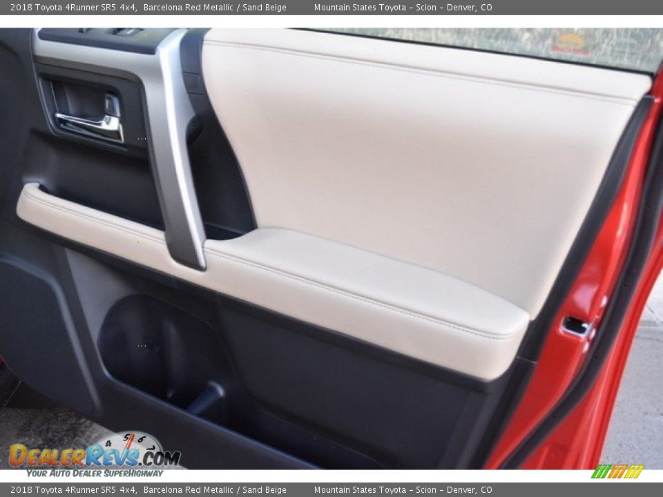 2018 Toyota 4Runner SR5 4x4 Barcelona Red Metallic / Sand Beige Photo #22