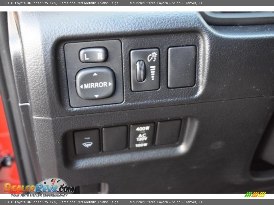 2018 Toyota 4Runner SR5 4x4 Barcelona Red Metallic / Sand Beige Photo #25