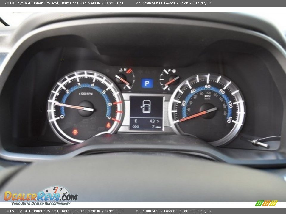 2018 Toyota 4Runner SR5 4x4 Barcelona Red Metallic / Sand Beige Photo #28