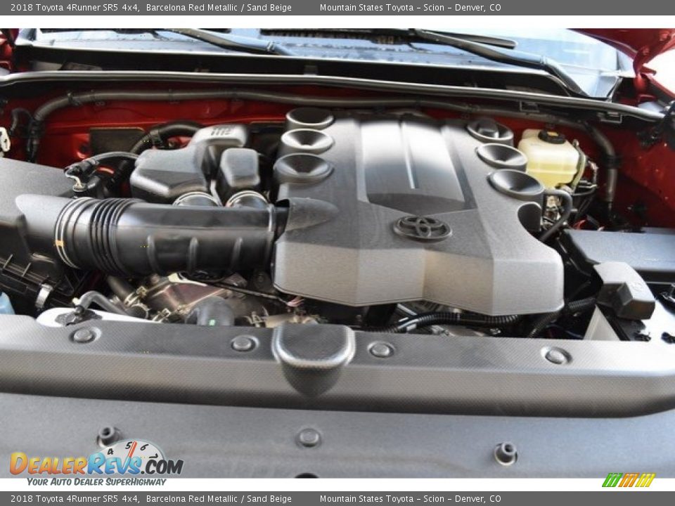 2018 Toyota 4Runner SR5 4x4 Barcelona Red Metallic / Sand Beige Photo #31