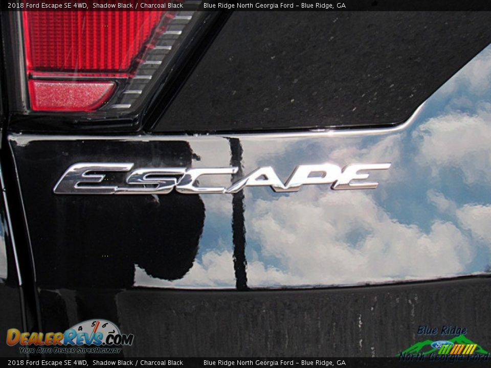2018 Ford Escape SE 4WD Shadow Black / Charcoal Black Photo #33