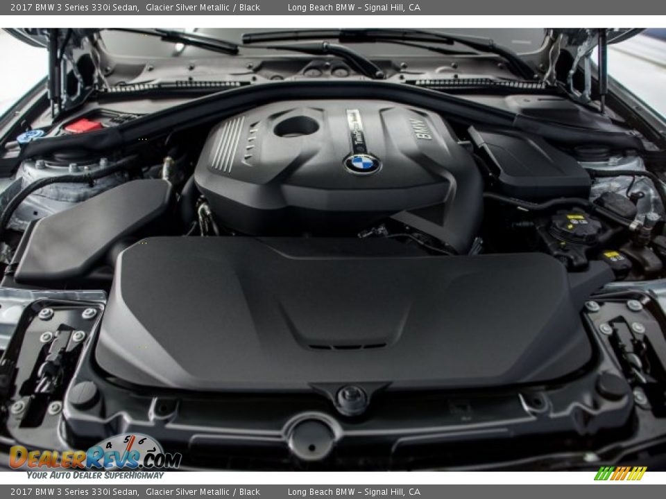 2017 BMW 3 Series 330i Sedan Glacier Silver Metallic / Black Photo #9