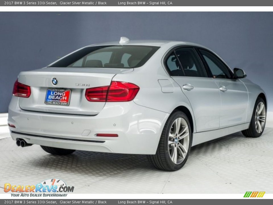 2017 BMW 3 Series 330i Sedan Glacier Silver Metallic / Black Photo #30