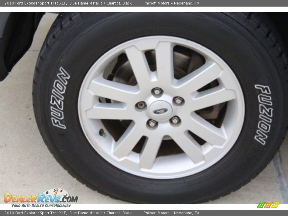 2010 Ford Explorer Sport Trac XLT Blue Flame Metallic / Charcoal Black Photo #4