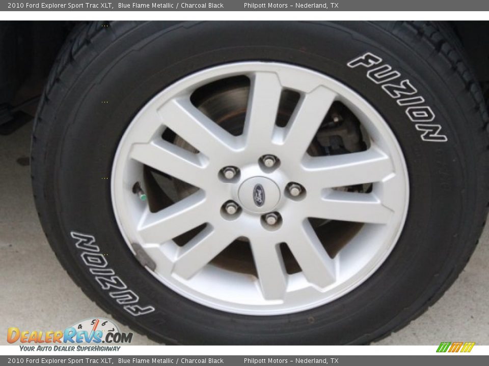 2010 Ford Explorer Sport Trac XLT Blue Flame Metallic / Charcoal Black Photo #5