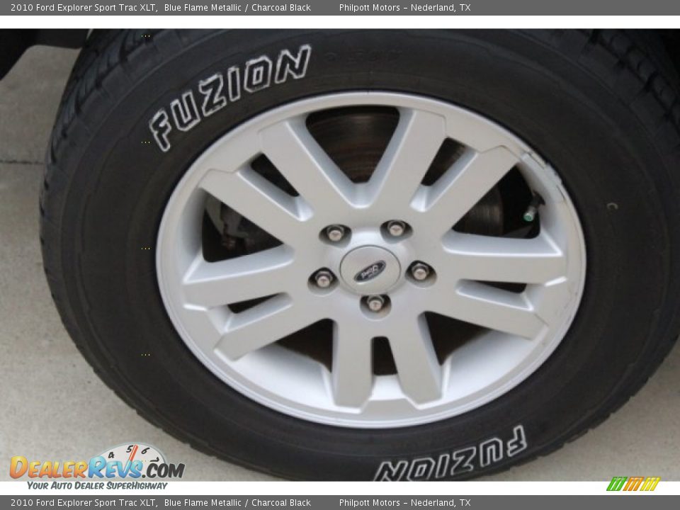 2010 Ford Explorer Sport Trac XLT Blue Flame Metallic / Charcoal Black Photo #9