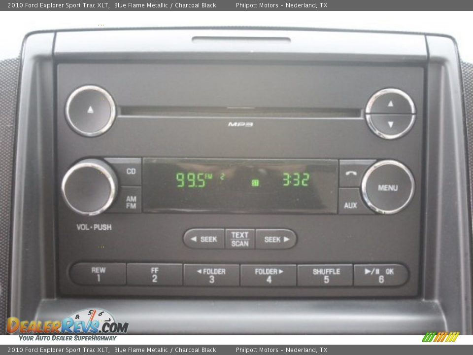 2010 Ford Explorer Sport Trac XLT Blue Flame Metallic / Charcoal Black Photo #14