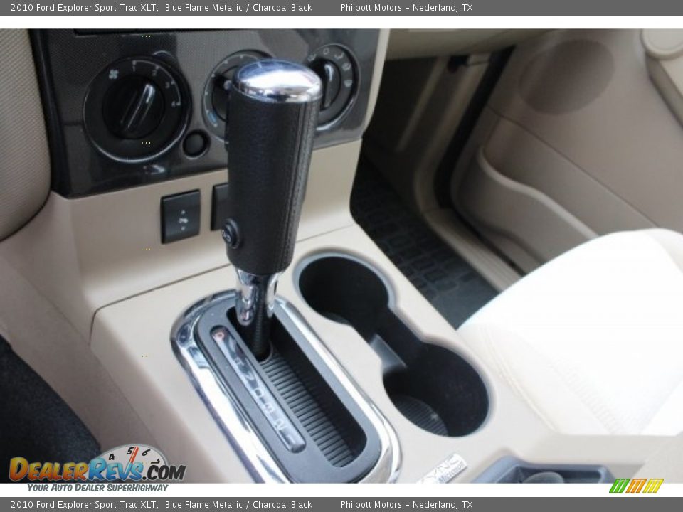 2010 Ford Explorer Sport Trac XLT Blue Flame Metallic / Charcoal Black Photo #15