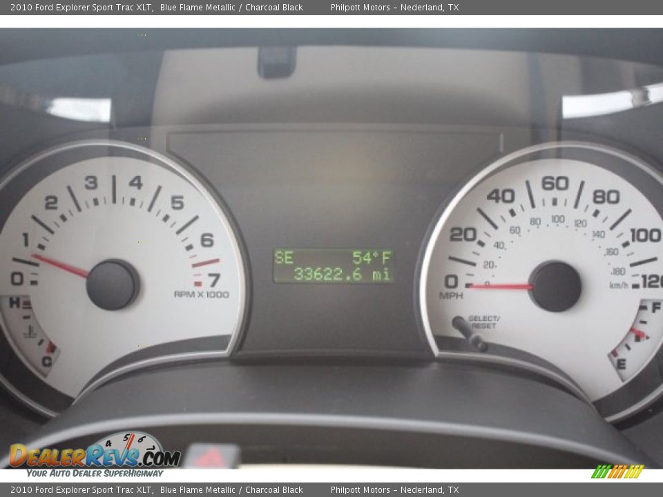 2010 Ford Explorer Sport Trac XLT Blue Flame Metallic / Charcoal Black Photo #19